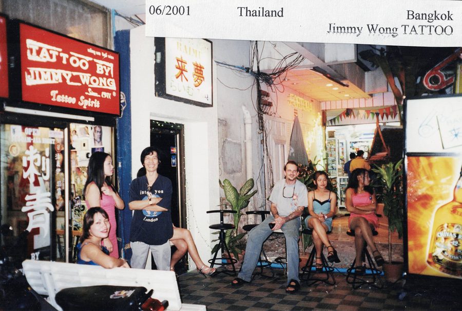 Bangkok, June 2001, at Jimmy Wong's