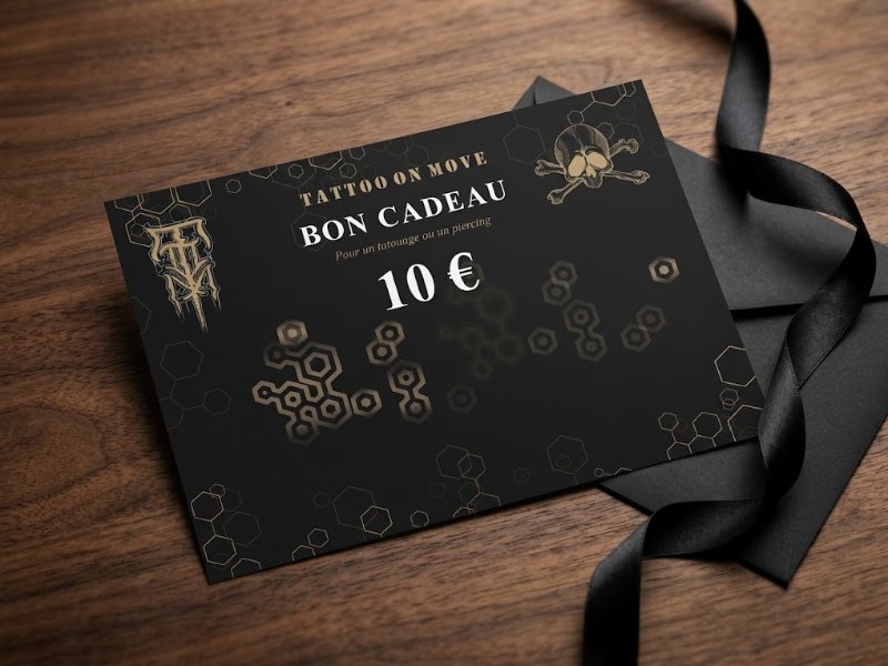 Bon cadeau Tattoo on Move de 10 €