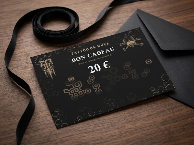 Bon cadeau Tattoo on Move de 20 €