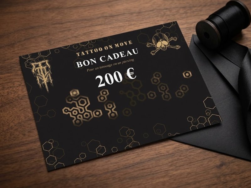 Bon cadeau Tattoo on Move de 200 €