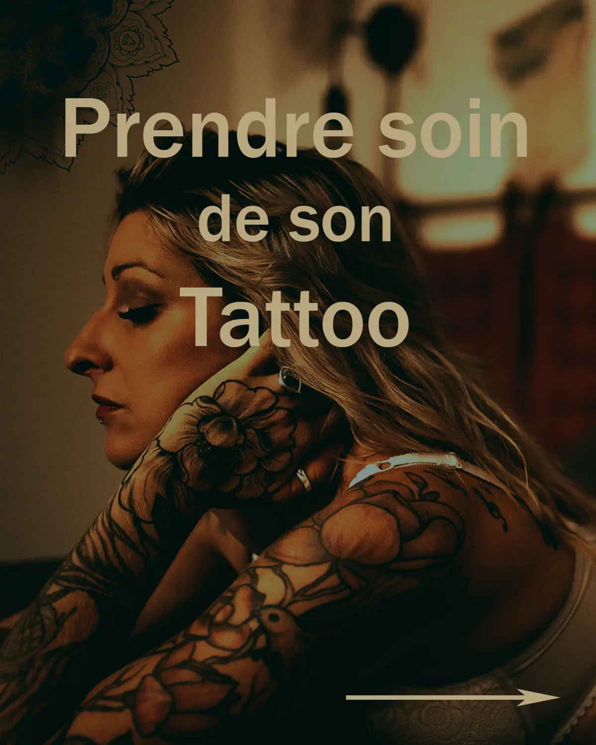 Soins d'un tatouage fraîchement réalisé chez Tattoo on Move