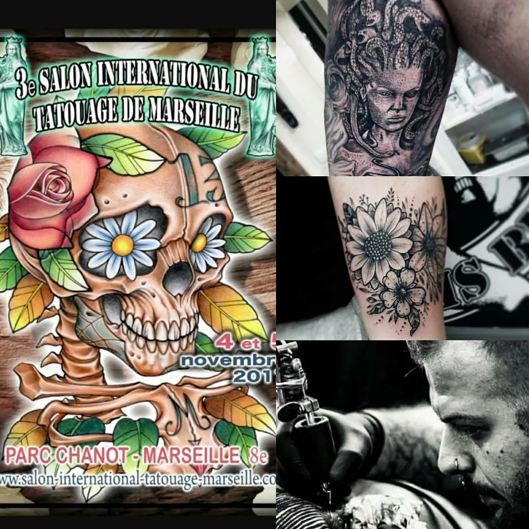 Bambi à la convention de tatouage de Marseille, novembre 2017