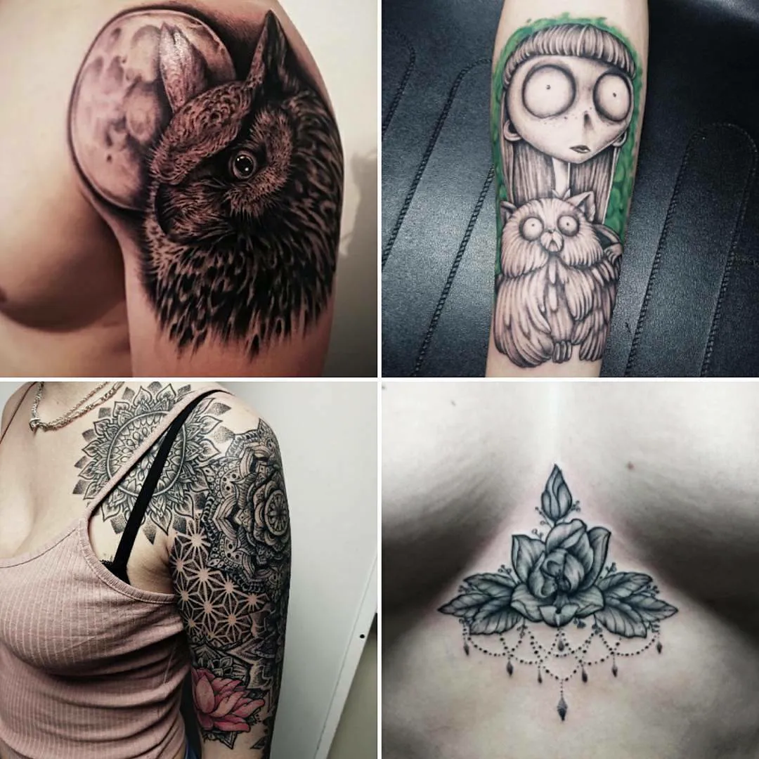 Bambi à la convention de tatouage de Marseille, novembre 2017, photo 4 sur 6