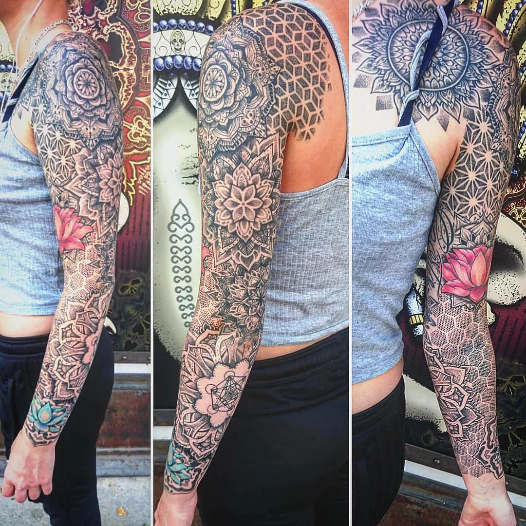 Bambi à la convention de tatouage de Marseille, novembre 2017, photo 5 sur 6