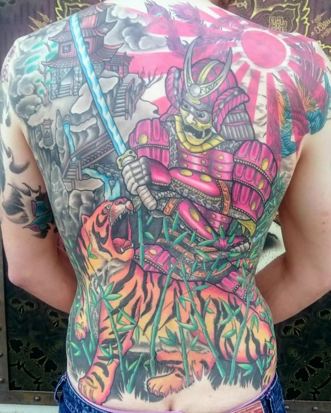 Un tatouage un an après cicatrisation