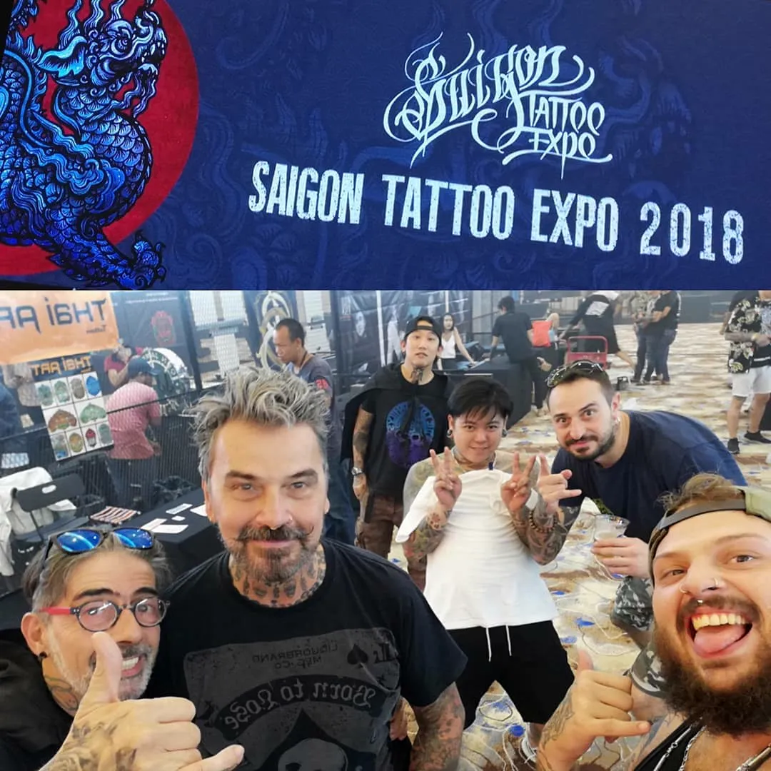 La convention de tatouage de Saïgon, Vietnam, novembre 2018
