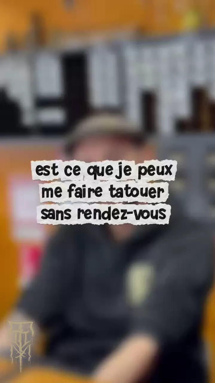 Peut-on se faire tatouer sans rendez-vous ?